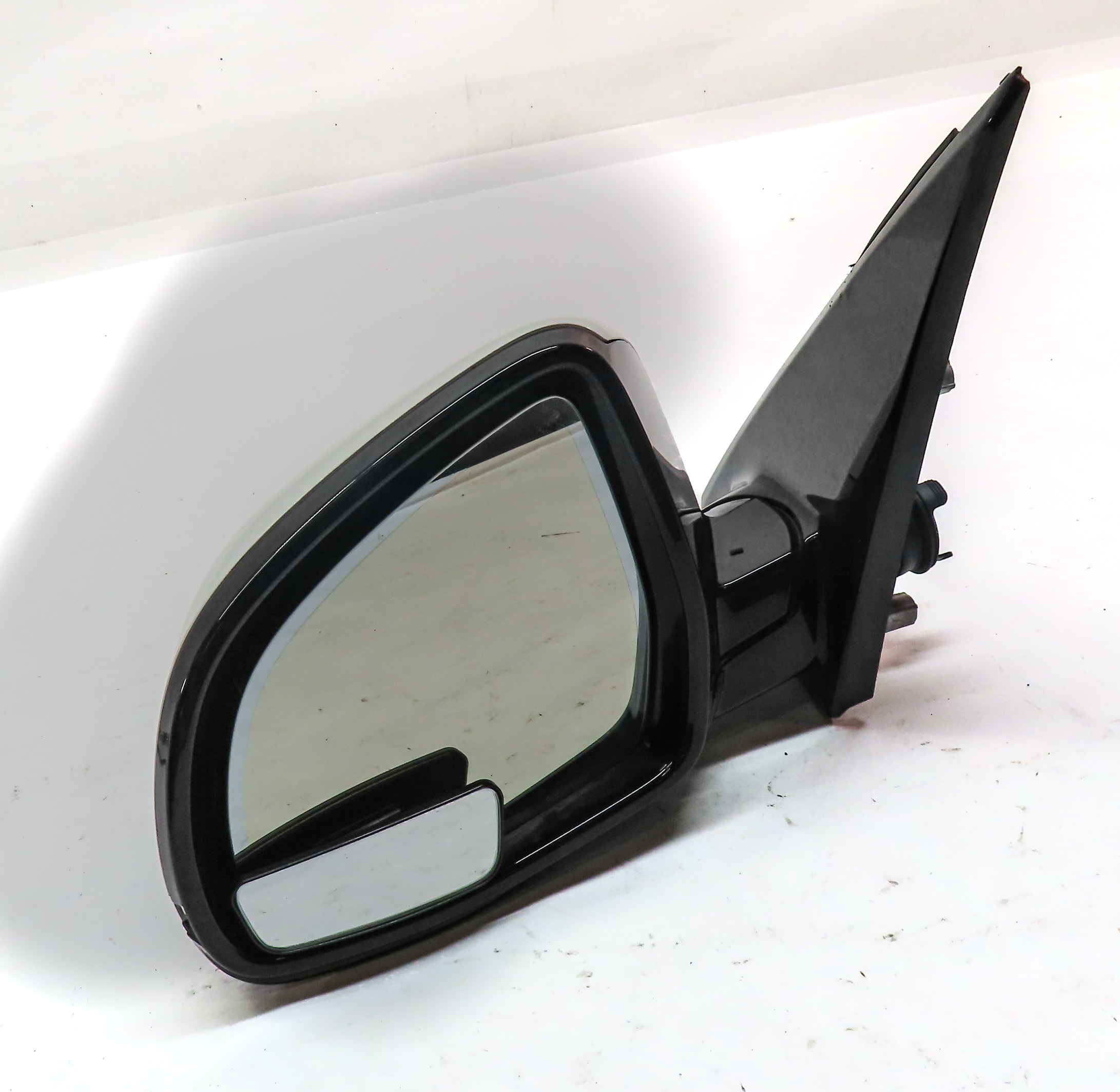 14-16 BMW X5 F15 FRONT LEFT PFOLD MEMORY HEAT AUTO DIM TILT DOOR MIRROR (White) — exact item pictured